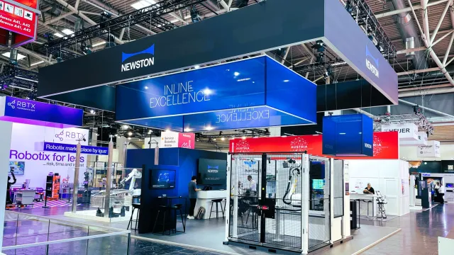Newston Messeauftritt auf der automatica 2025