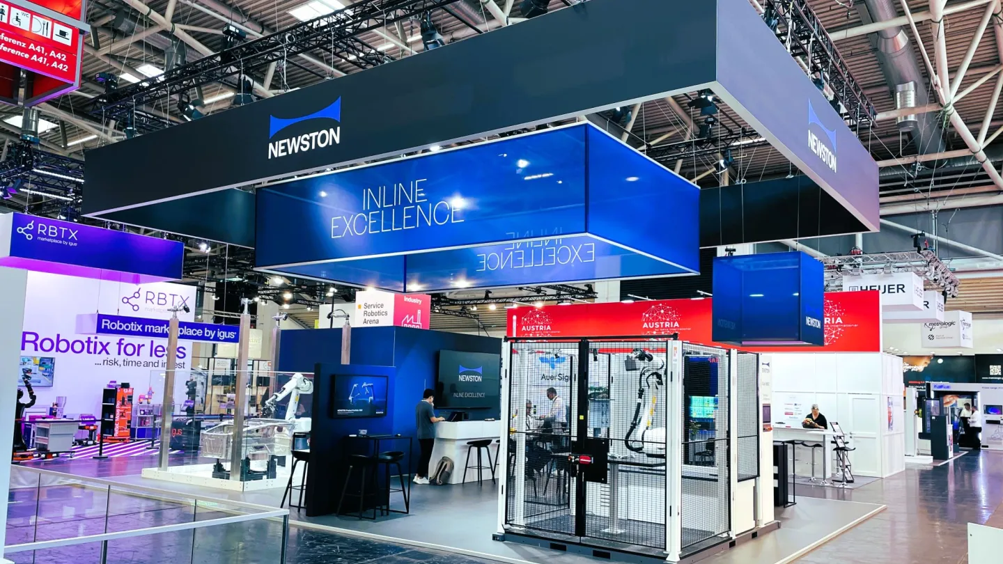 Newston Messeauftritt auf der automatica 2025